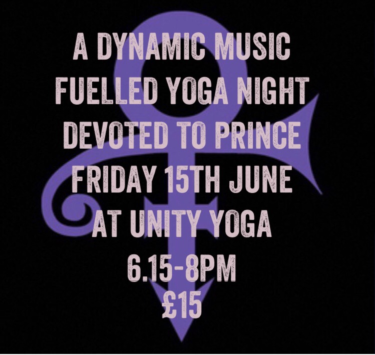 A Dynamic Music Fuelled Yoga Night Devoted to Prince